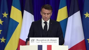 Emmanuel Macron: "La France n'a pas toujours eu beaucoup de succès à l'Eurovision, du moins par rapport à la Suède (...) nous espérons le meilleur avec Slimane"