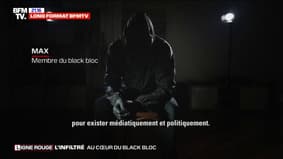 LIGNE ROUGE - Max, membre du black bloc, explique le recours à la violence du mouvement