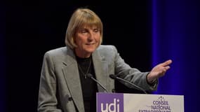 La nouvelle ministre du Logement et ancienne sénatrice Valérie Létard, lors d'un conseil national extraordinaire de l'UDI à Vincennes (Val-de-Marne), le 22 janvier 2022 (photo d'illustration).