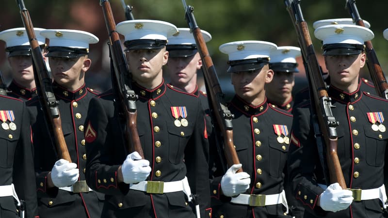 Des Marines sur la base Myer-Henderson Hall, en août 2011. (photo d'illustration)