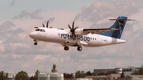 Un ATR 42 de la compagnie Tunisia Airlines atterrit à l’aéroport de Toulouse-Blagnac (photo d'illustration). 