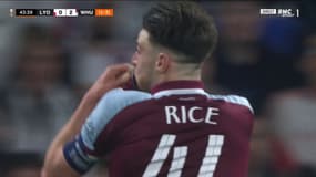 Rice lors d'OL-West Ham