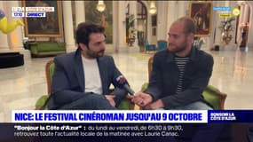 Nice: Pio Marmaï en interview sur notre antenne depuis le festival Cinéroman