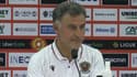 Christophe Galtier en conférence de presse avec Nice