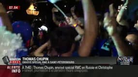 Des supporters français à Saint-Pétersbourg cherchent déjà des places pour la finale