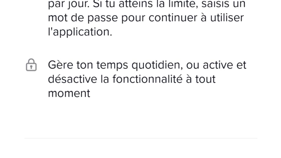 Capture d'écran TikTok Capture d'écran TikTok