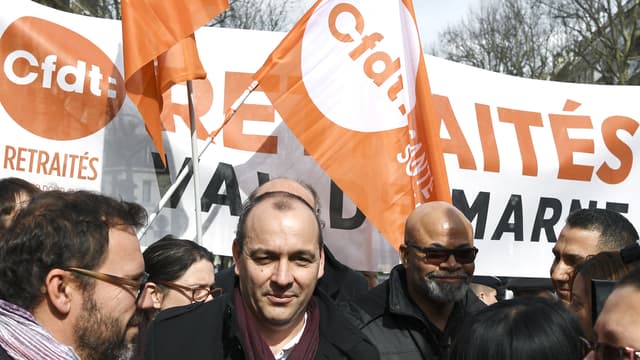 Laurent Berger, le secrétaire général de la CFDT a annoncé que son syndicat ne défilerait pas aux côtés de la CGT le 1er mai. (image d'illustration)