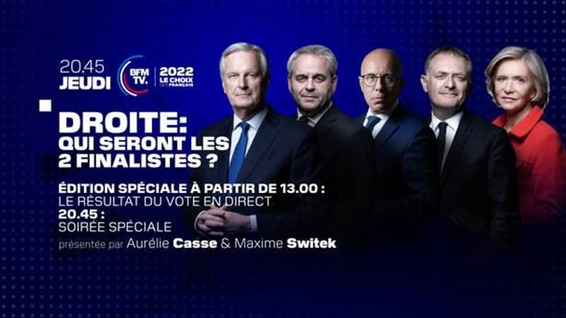 "Droite: qui seront les deux finalistes?": le dispositif spécial de BFMTV jeudi 2 décembre