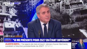 Xavier Bertrand: "C'est clairement mon intention" d'être candidat à la prochaine élection présidentielle 