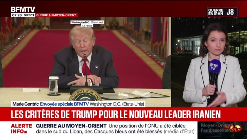 Guerre au Moyen-Orient: les exigences de Donald Trump pour le nouveau leader iranien