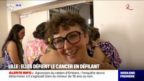 Lille: devant 300 spectateurs, 10 femmes en rémission d'un cancer ou encore en chimiothérapie, ont défilé
