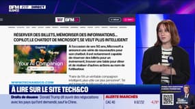 À lire sur le site Tech&Co : Réserver des billets, mémoriser des informations... Copilot, le chatbot de Microsoft, se veut plus intelligent, par Salomé Ferraris - 07/04