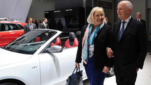 Ursula Piëch, ici en 2012 avec feu son époux Ferdinand, est la présidente des deux fondations qui administrent la fortune de Ferdinand Piëch.