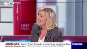 Marine Le Pen "ne croit pas du tout" qu'elle sera victime du "dégagisme" en 2022