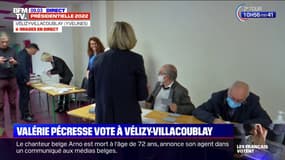 Présidentielle: Valérie Pécresse a voté à Vélizy-Villacoublay dans les Yvelines