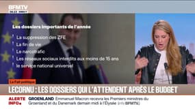 LE FAIT POLITIQUE D'ANNE - Les dossiers qui attendent Sébastien Lecornu après le budget