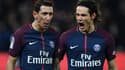 Angel Di Maria et Edinson Cavani.