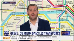 Grève: une amélioration dans les transports mercredi