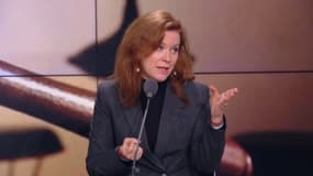 Béatrice Brugère sur le plateau des Grandes Gueules le 13 mars 2024