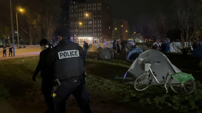 Strasbourg: l'évacuation du campement de migrants de la place de l'Étoile a commencé