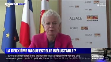 La présidente du conseil départemental du Haut-Rhin, Brigitte Klinkert, a alerté sur un relâchement déjà constaté dans les rues à deux semaines du 11 mai.