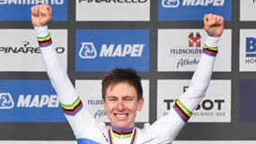 Tadej Pogacar lors des Mondiaux de Zürich, le 29 septembre 2024.