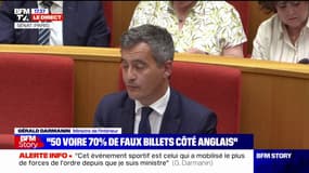 Gérald Darmanin sur les incidents au Stade de France: "Plusieurs billets ont été dupliqués des centaines de fois"