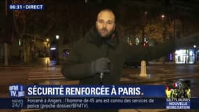 Gilets jaunes à Paris: une partie des Champs-Elysées fermée au public