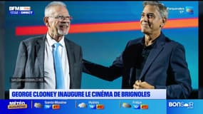 Var: George Clooney inaugure le nouveau cinéma Liberté de Brignoles