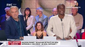 Macron promet qu’"aucune retraite ne sera inférieure à 1 000 euros", Seuil suffisant ? - 04/10
