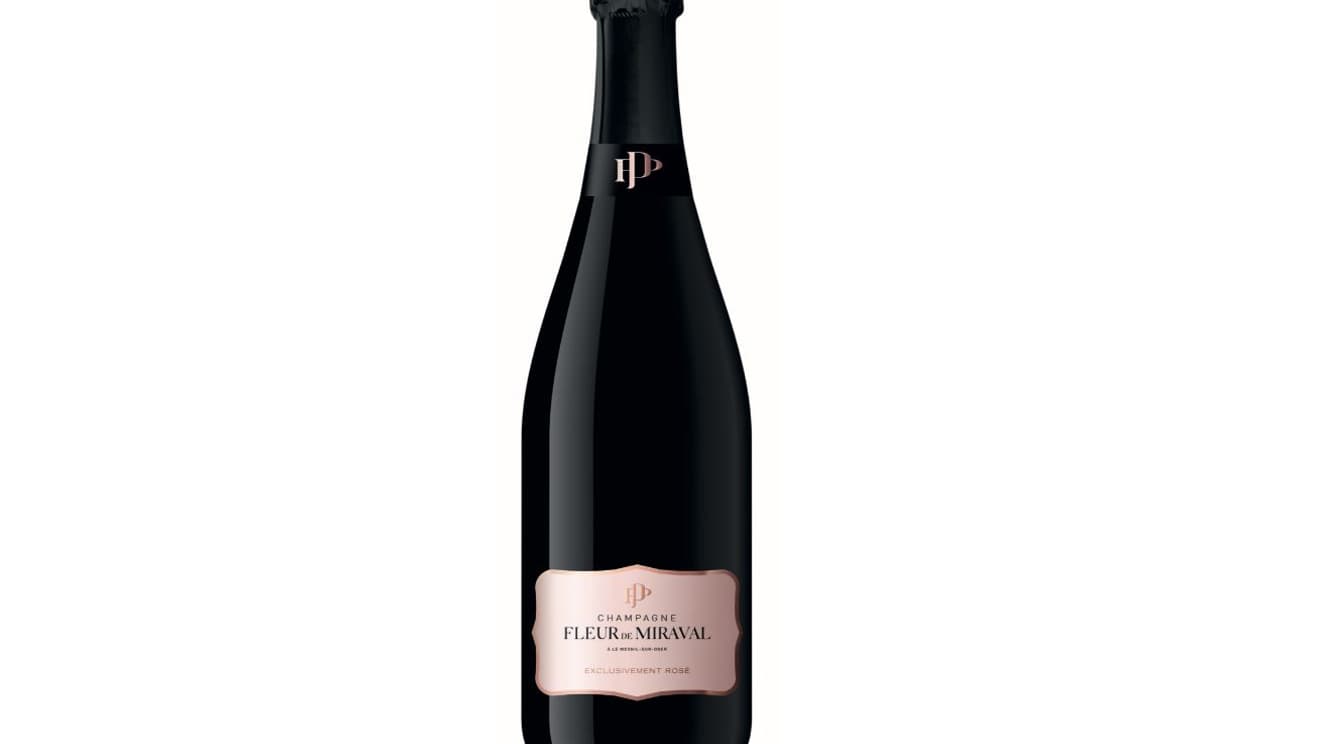 Le champagne rosé "Fleur de Miraval" Le champagne rosé "Fleur de Miraval"