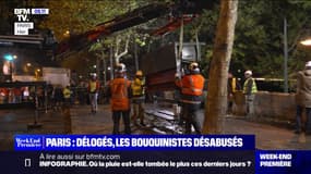 "C'est vraiment une souffrance qui n'est pas nécessaire": la colère des bouquinistes de Paris après le délogement de leurs boîtes