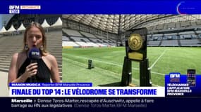 Marseille: le Vélodrome se transforme pour la finale du Top 14