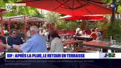 Île-de-France: la fin de la pluie marque le retour des terrasses, un soulagement pour les commerces