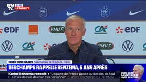 Didier Deschamps sur le retour de Karim Benzema: "J'ai pris le temps de réfléchir"