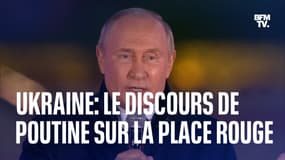 Annexion de territoires ukrainiens: le discours de Vladimir Poutine sur la place Rouge