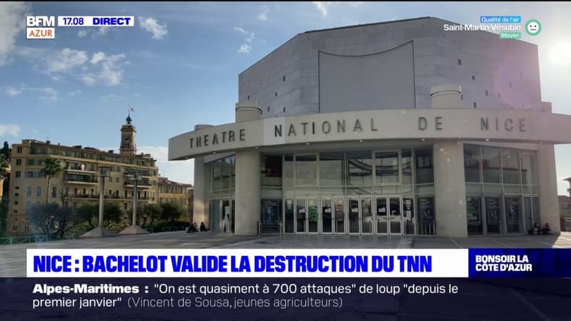 Nice: la ministre de la Culture Roselyne Bachelot autorise la démolition du TNN