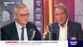 Bruno Le Maire face à Jean-Jacques Bourdin sur RMC et BFMTV