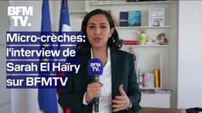 Micro-crèches: l'interview de la ministre Sarah El Haïry sur BFMTV 