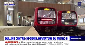 Oullins centre/Saint-Genis: ouverture du métro B 