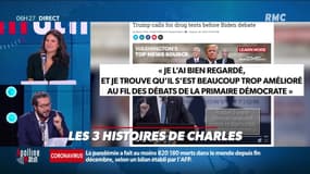 « Les 3 histoire de Charles Magnien » : Donald Trump veut un test antidopage avant de débattre avec Joe Biden, Nestlé lance un "thon" vegan et le zoo de Varsovie va administrer du cannabis à ses éléphants - 27/08