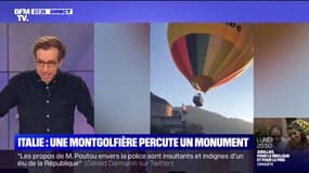 Italie: une montgolfière percute un monument, près du lac de Côme