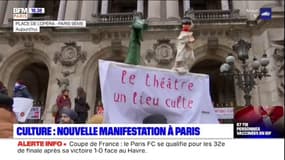 "Nous voulons travailler": les acteurs de la culture ont manifesté à nouveau ce mardi à Paris