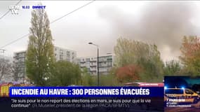 300 personnes évacuées au Havre suite à un incendie dans un entrepôt désaffecté