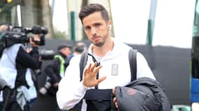 Pablo Sarabia avant un match du PSG en novembre 2022