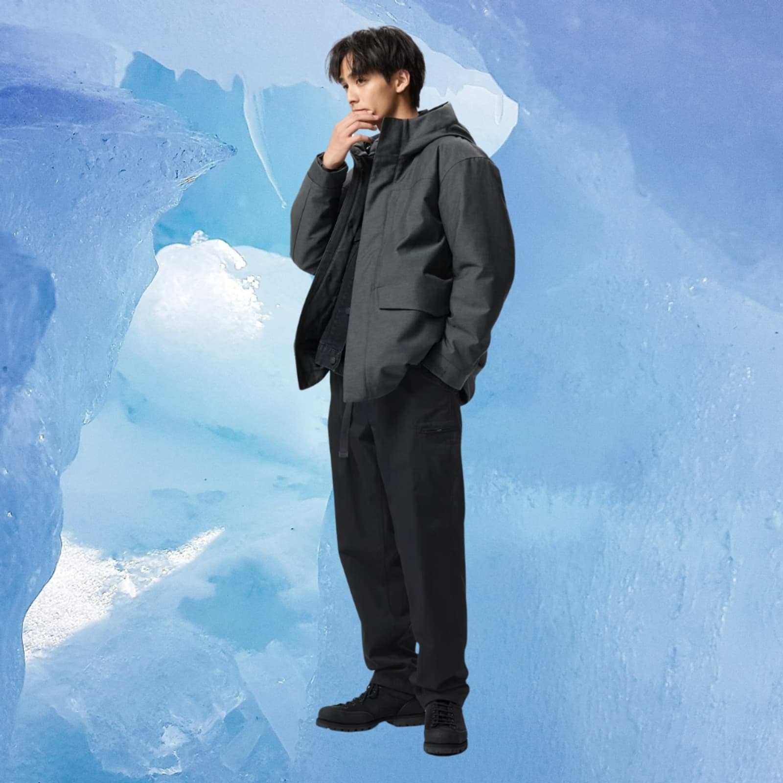 Pantalon D'hiver Polaire Thermique Coupe-vent Pour Hommes - Noir - Neuf Avec étiquettes