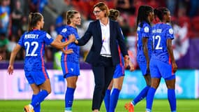 Corinne Diacre lors de France-Italie