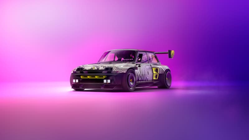 Avec un moteur électrique placé à l'arrière et développant 380 chevaux, cette R5 Turbo 3E s'annonce comme une reine du drift.