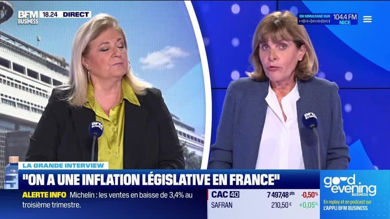 Anne Lauvergeon (Medef) : Trump/Harris, une élection à haut risque - 23/10