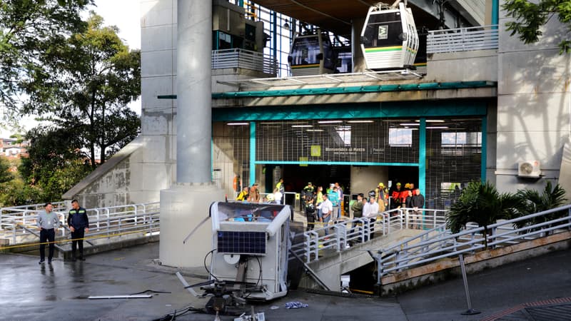 Colombie: un mort et 9 blessés après la chute d'une cabine du téléphérique de Medellin